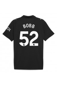 Manchester City Oscar Bobb #52 Voetbaltruitje Uit tenue 2025-26 Korte Mouw